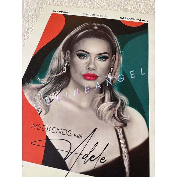 Official "Weekends with Adele" 2/2–2/3/24 Show Poster Las Vegas 18x24" - Picture 3 of 3